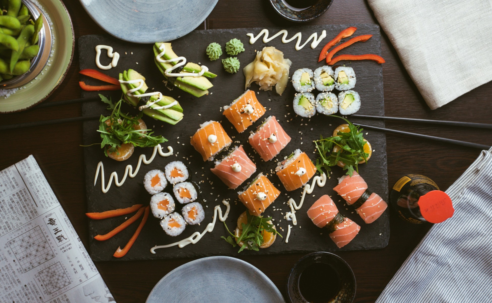 Vajillas japonesas para disfrutar de un auténtico sushi o ramen en casa