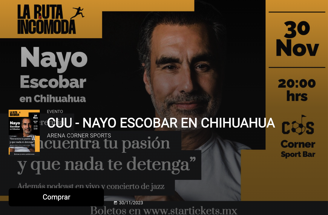 1er Aniversario de la Ruta Incómoda con Nayo Escobar en Chihuahua