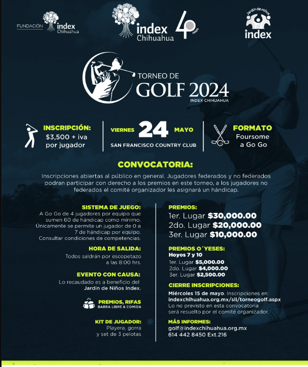 Torneo de Golf Index Chihuahua 2024
