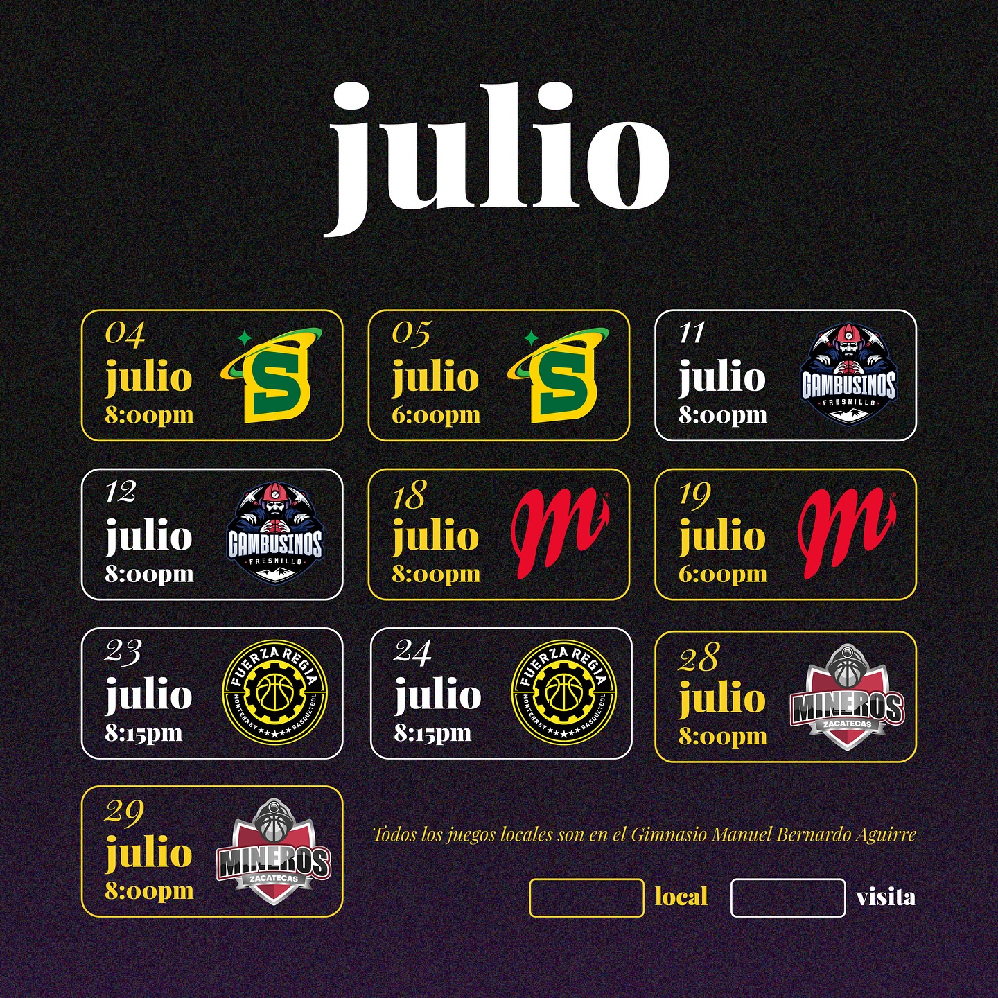 Temporada Dorados