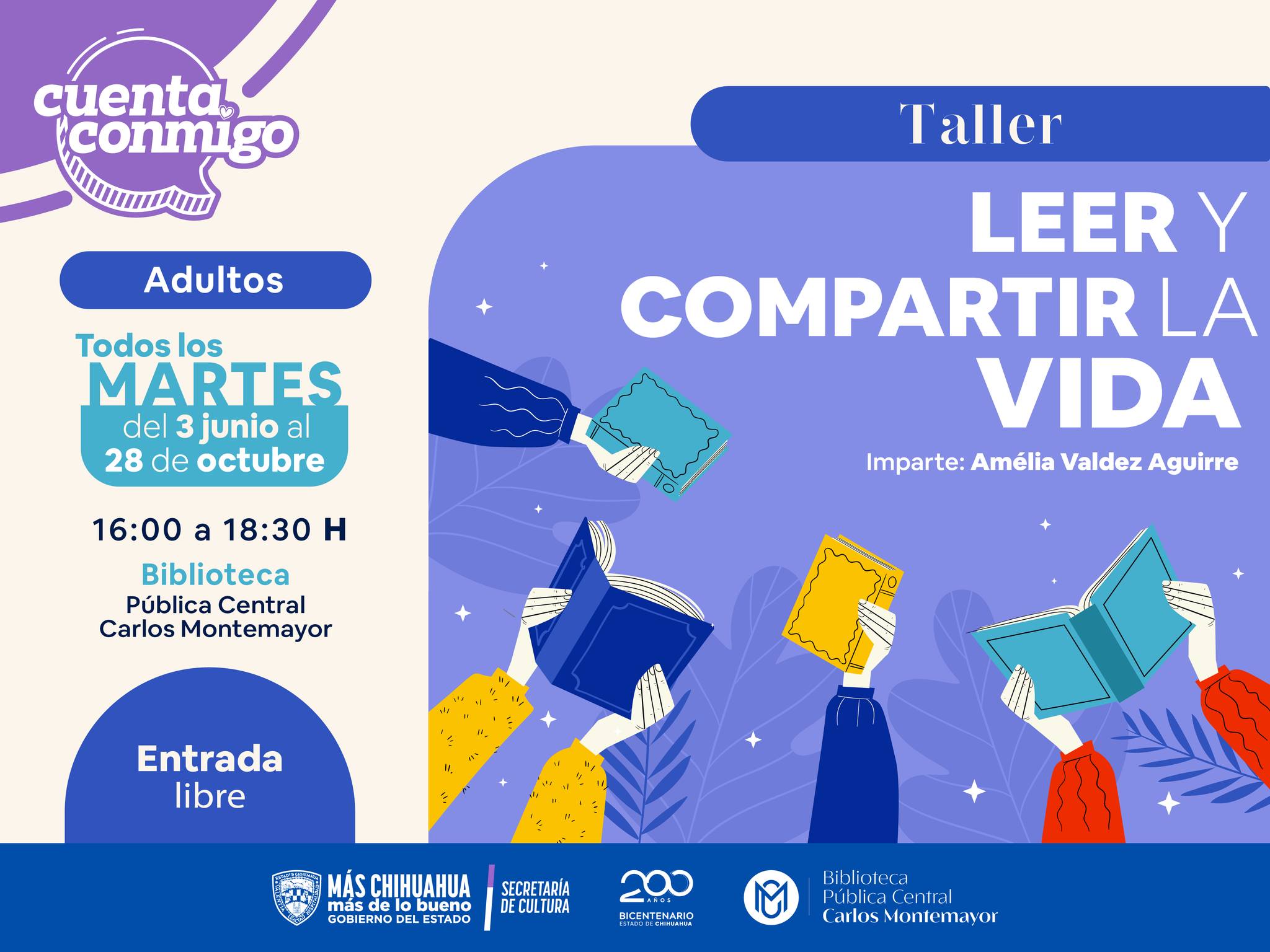 Taller: leer y compartir la vida