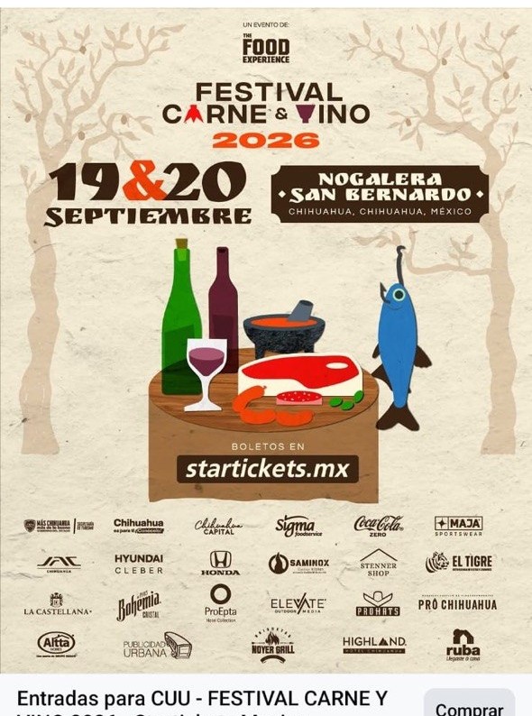 Festival Carne & Vino 2026 en Nogalera San Bernardo