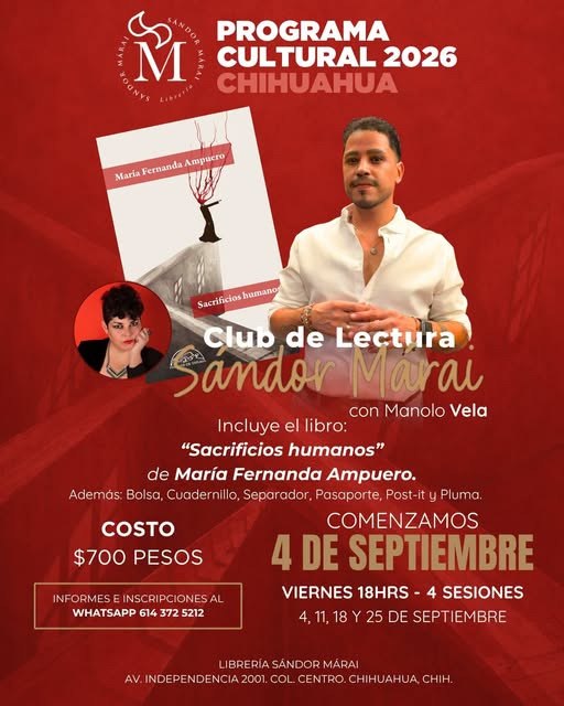 Club de Lectura Sándor Márai: Sacrificios humanos