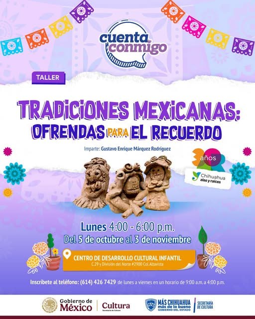 Tradiciones Mexicanas: Ofrendas para el Recuerdo en Centro de Desarrollo Cultural Infantil «Alas y Raíces»