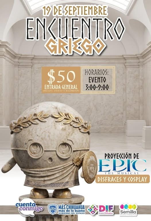 Encuentro Griego en Museo Interactivo Semilla