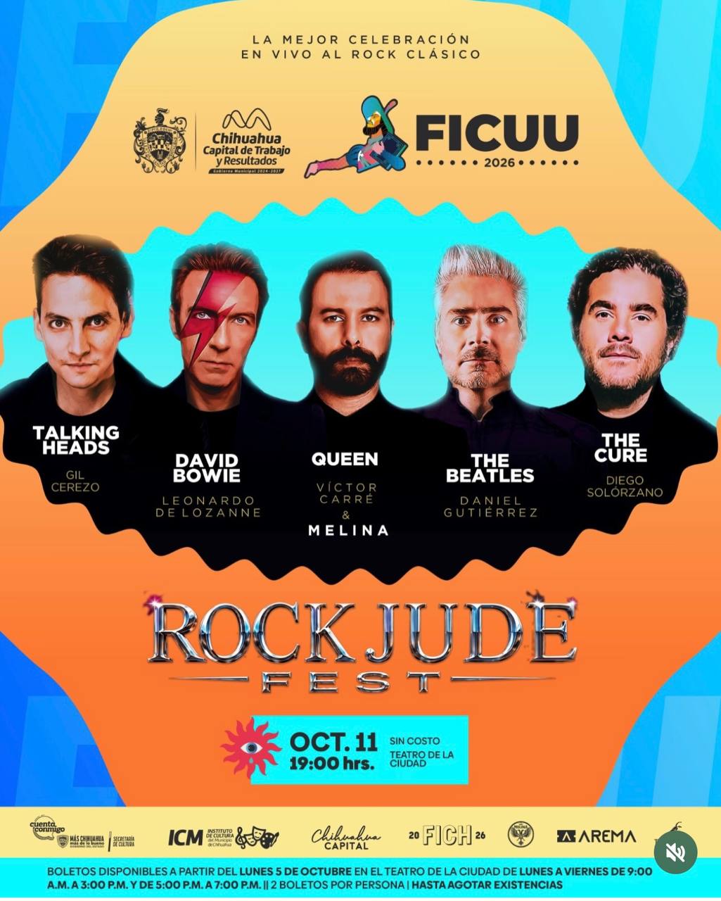 Rock Jude Fest en Teatro de la Ciudad
