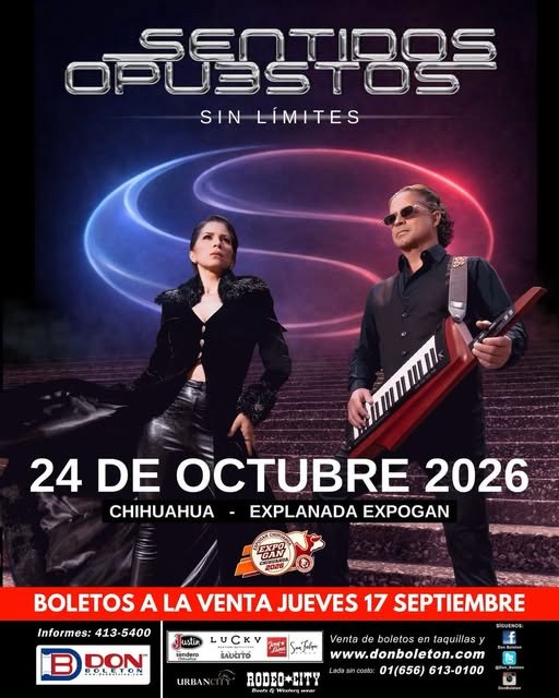 Sentidos Opuestos – Sin Límites en Explanada Expogan