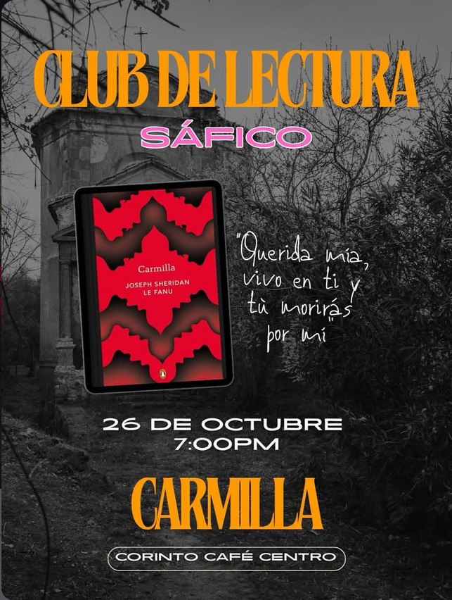 Club de Lectura Sáfico: Carmilla en Corinto Cafe