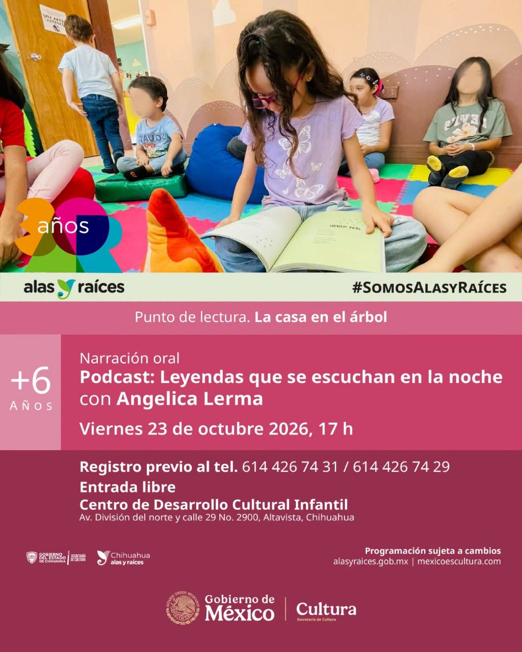 Podcast: Leyendas que se escuchan en la noche en Centro de Desarrollo Cultural Infantil «Alas y Raíces»